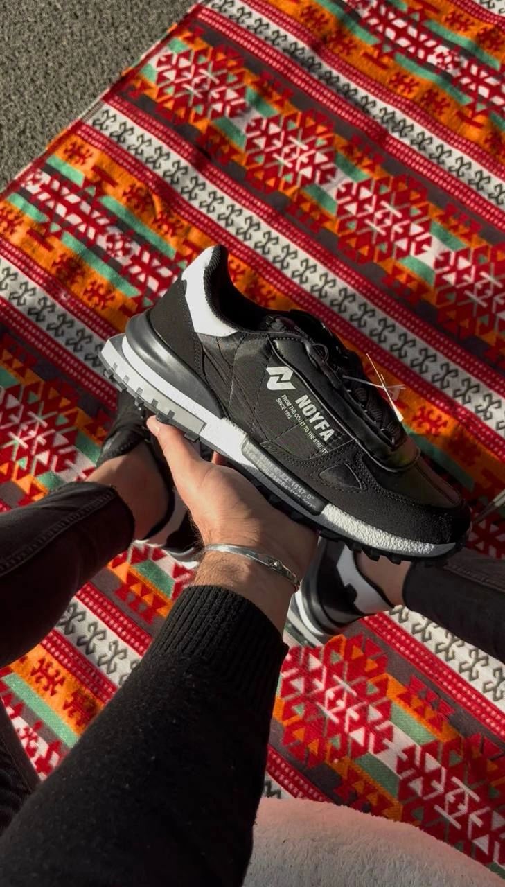 ZRK-N1 Premium Siyah Bağcıklı Günlük Erkek Sneaker