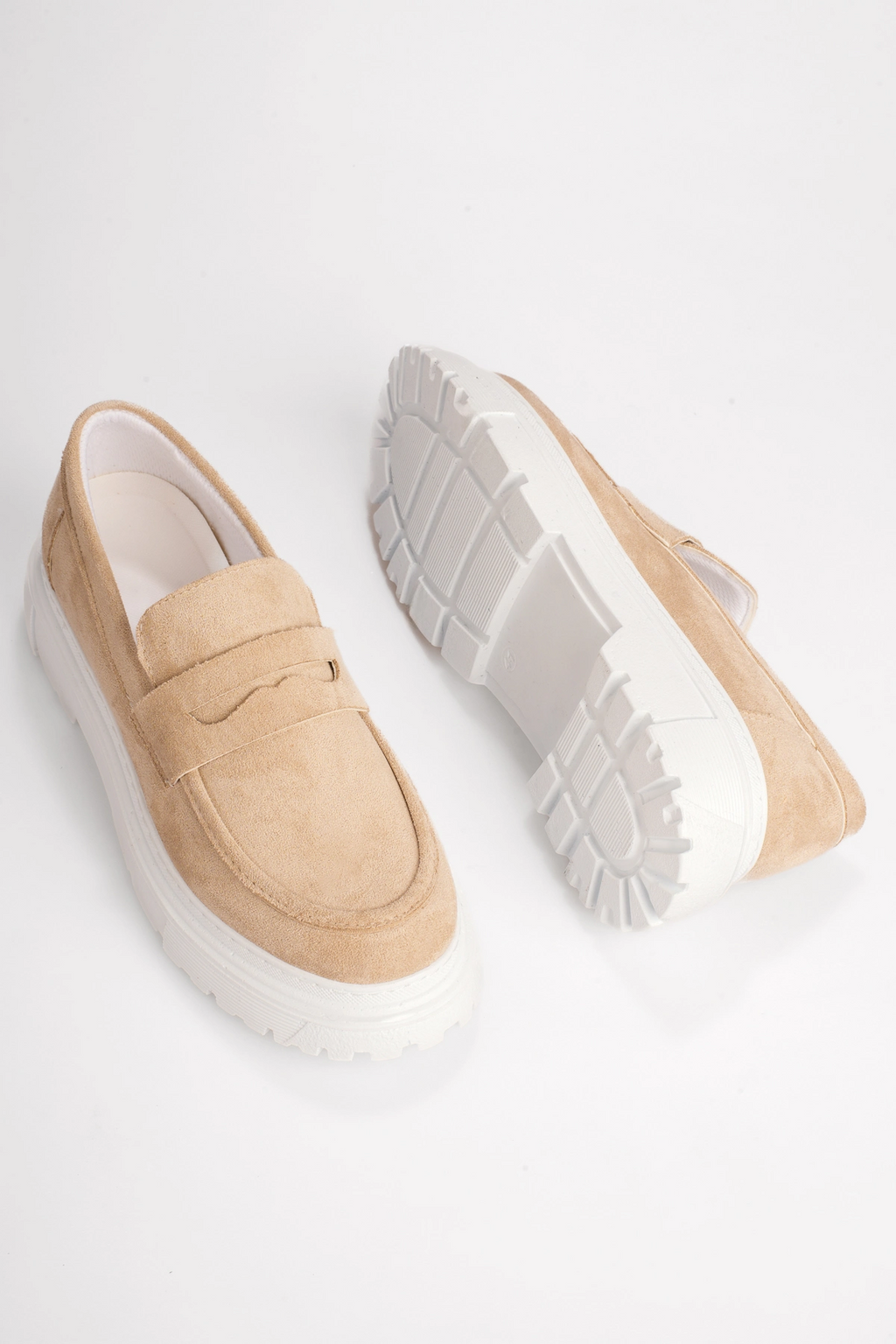 ZRK-X11 Premium Bej Süet Erkek Loafer