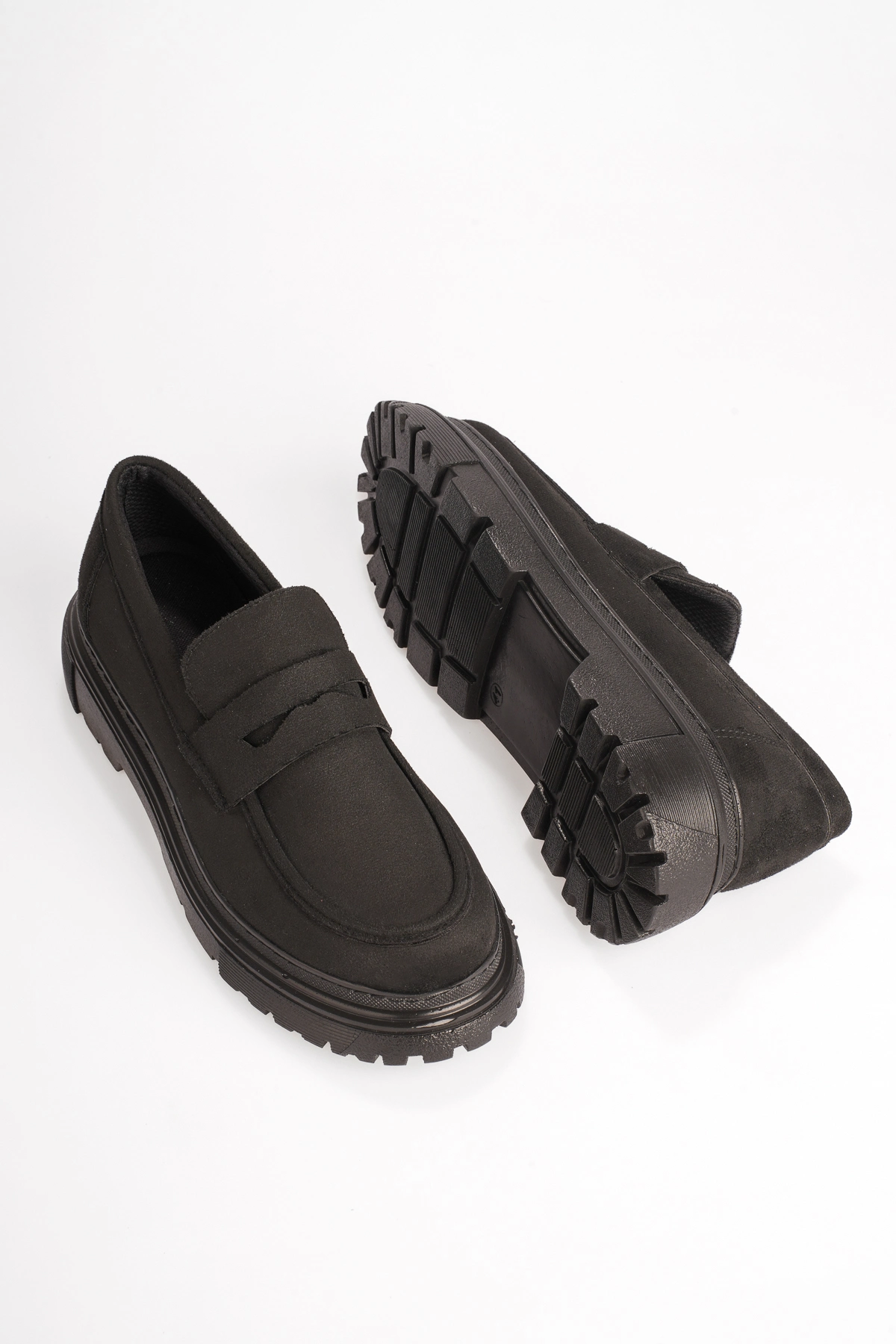 ZRK-X11 Premium Siyah Süet Erkek Loafer