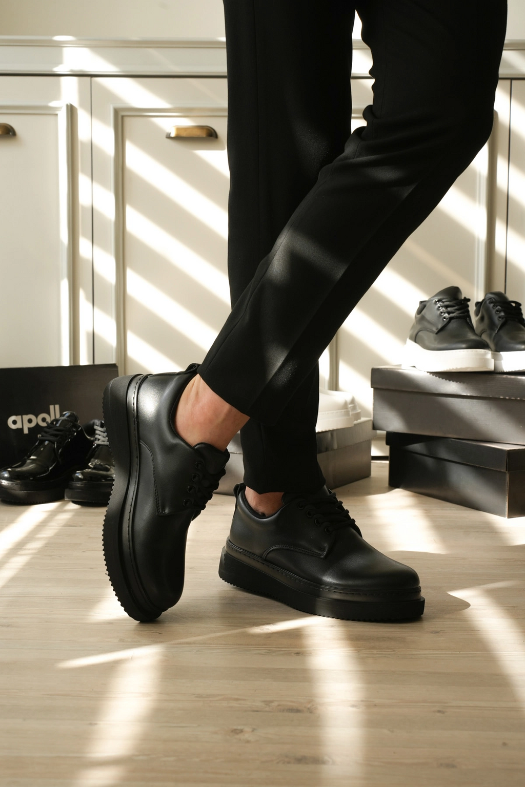 ZRK-X16 Premium Siyah Günlük Erkek Klasik Casual Ayakkabı