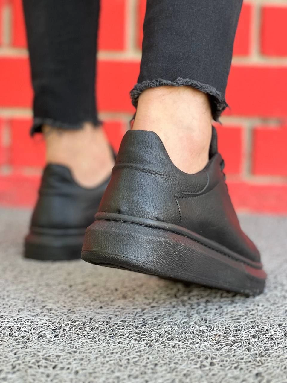 ZRN-X500 Bağcıklı Casual Günlük Erkek Sneaker Siyah