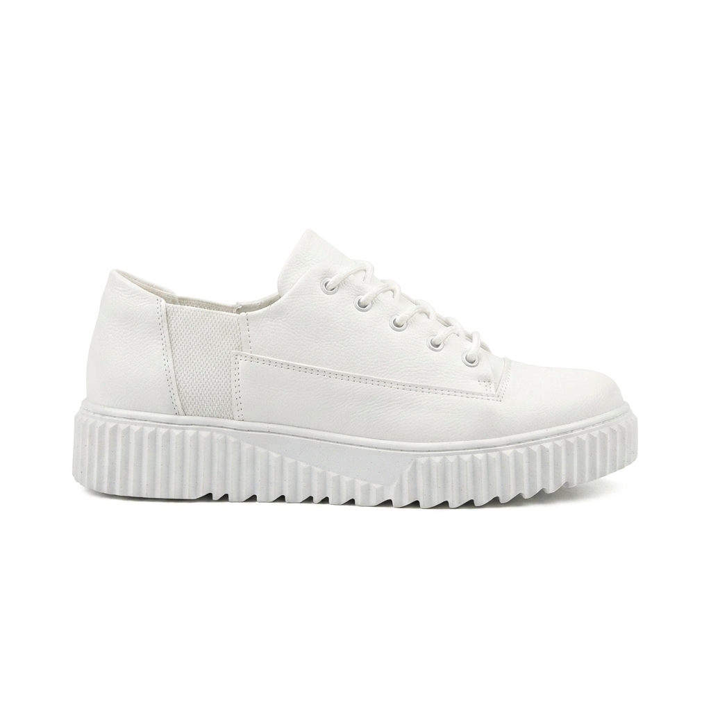 ZRK-X516 Premium Yüksek Kalite Kalın Taban Beyaz Günlük Erkek Sneaker