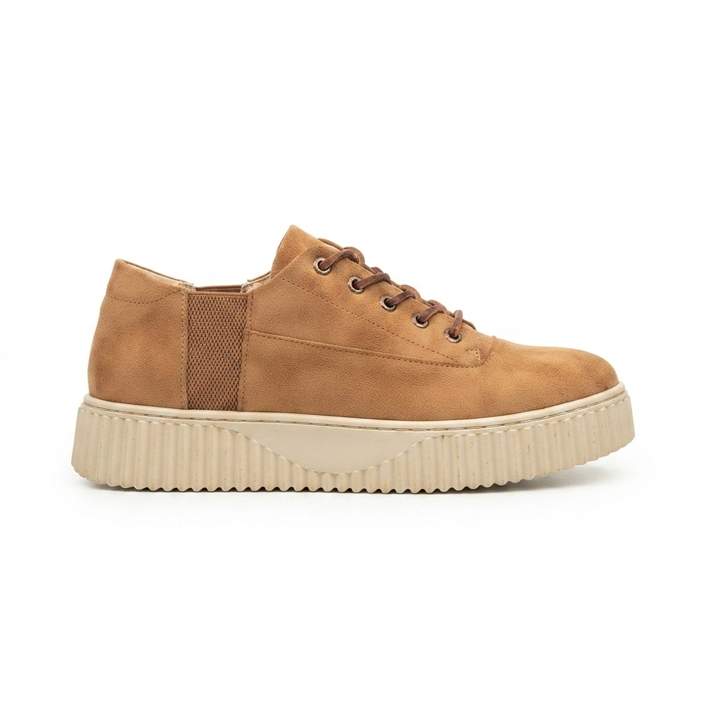 ZRK-X516 Premium Yüksek Kalite Kalın Taban Taba Süet Günlük Erkek Sneaker