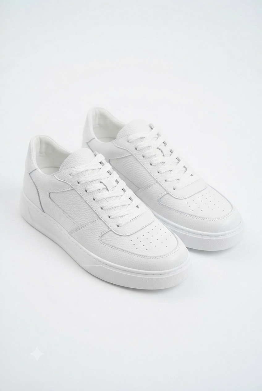 ZRK-X9 Yüksek Kalite Kalın Taban Beyaz Force Erkek Sneaker