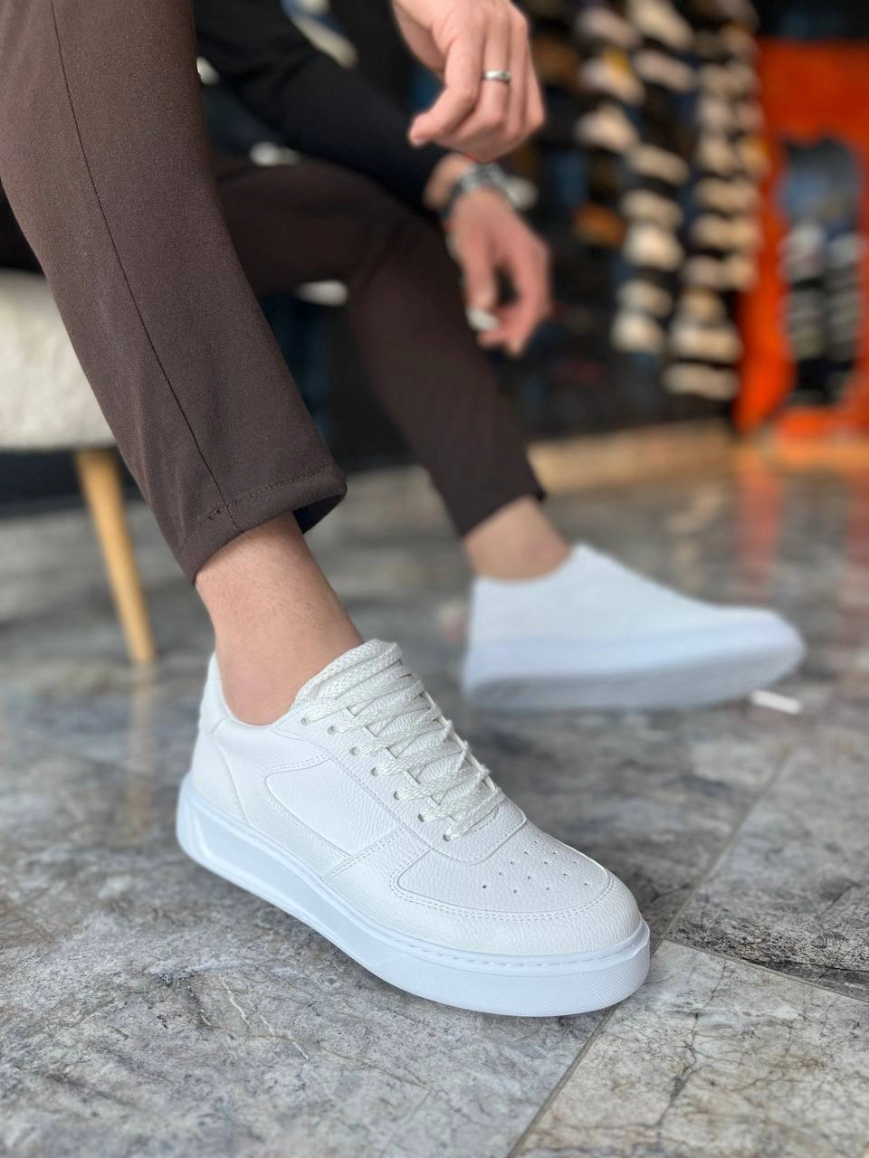 ZRK-X9 Premium Beyaz Comfort Erkek Sneaker