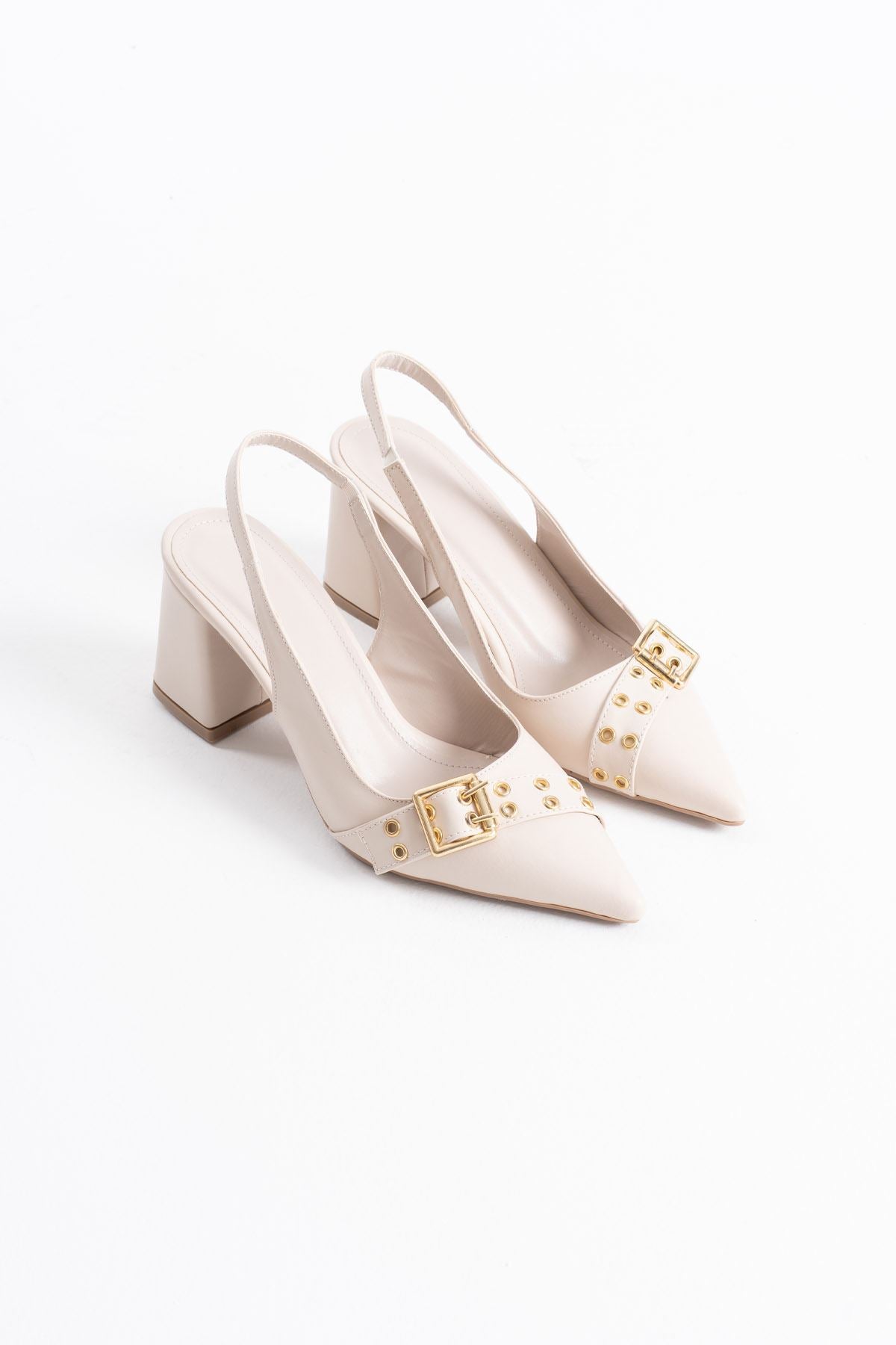 Keira Premium Beige Skin Women's High Heels