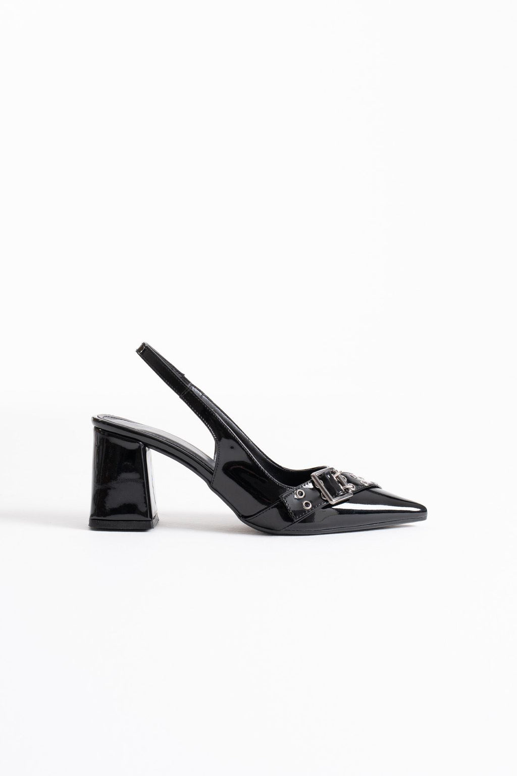 Keira Premium Black Patent Leather Women's High Heels