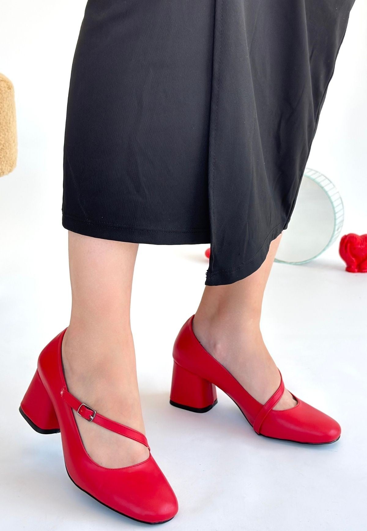Kier Red Women's High Heels 
