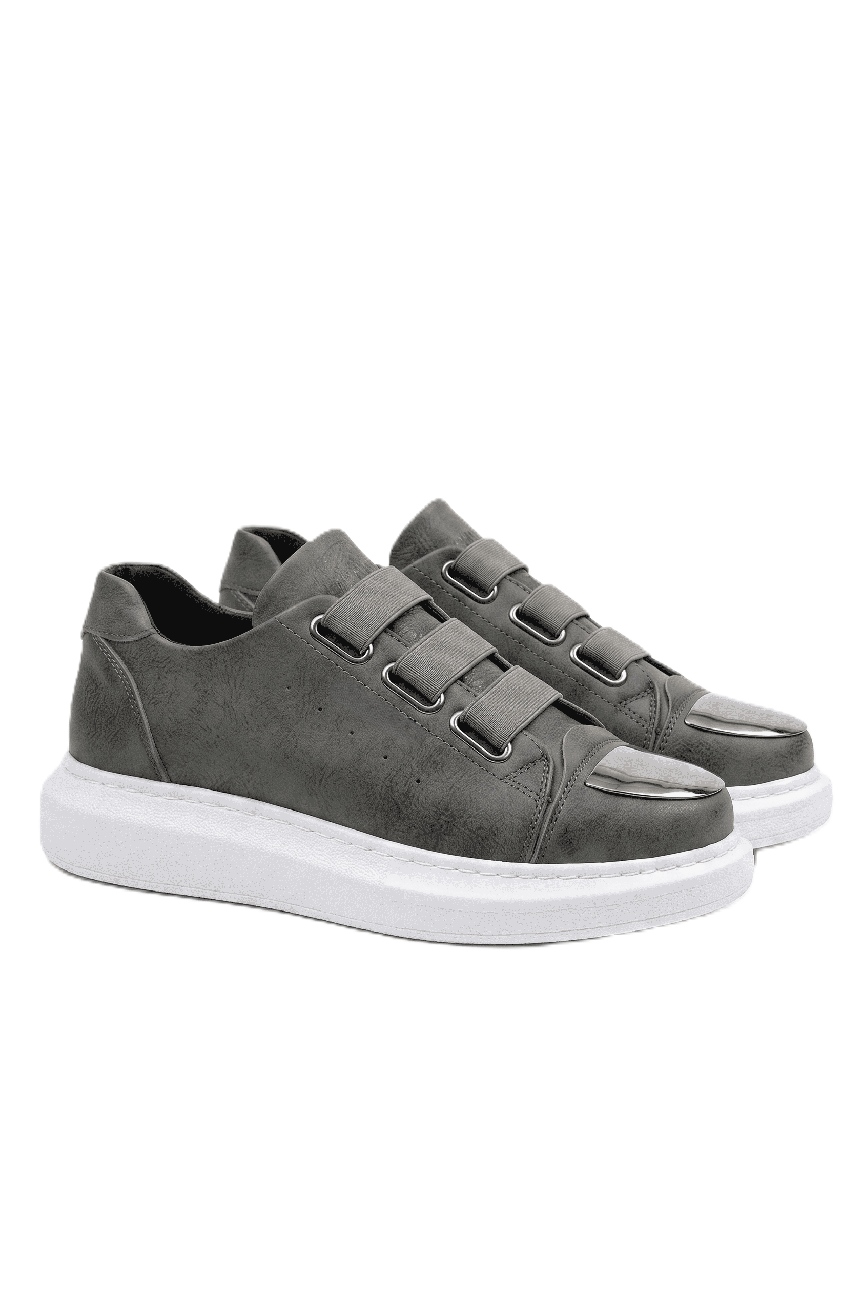 Latakia Premium Lastikli Erkek Günlük Sneaker Antrasit