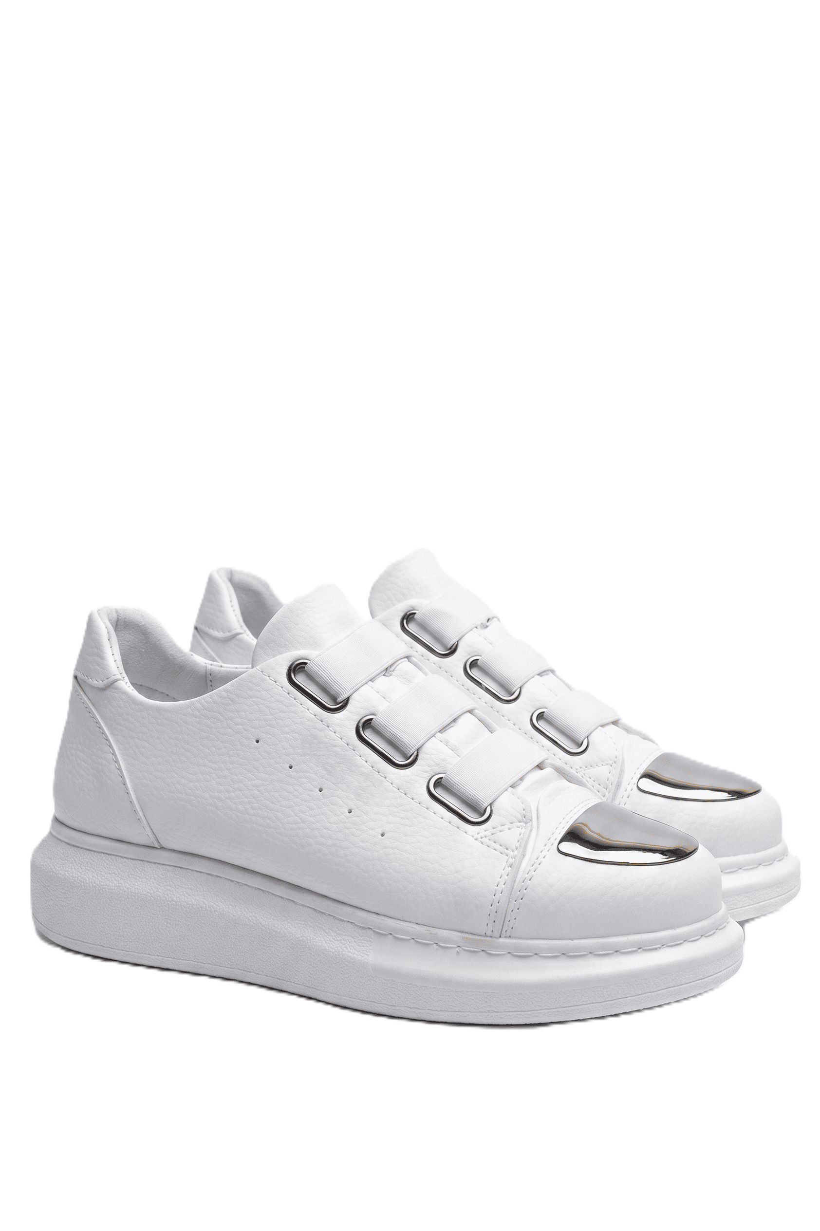 Latakia Premium Lastikli Erkek Günlük Sneaker Beyaz
