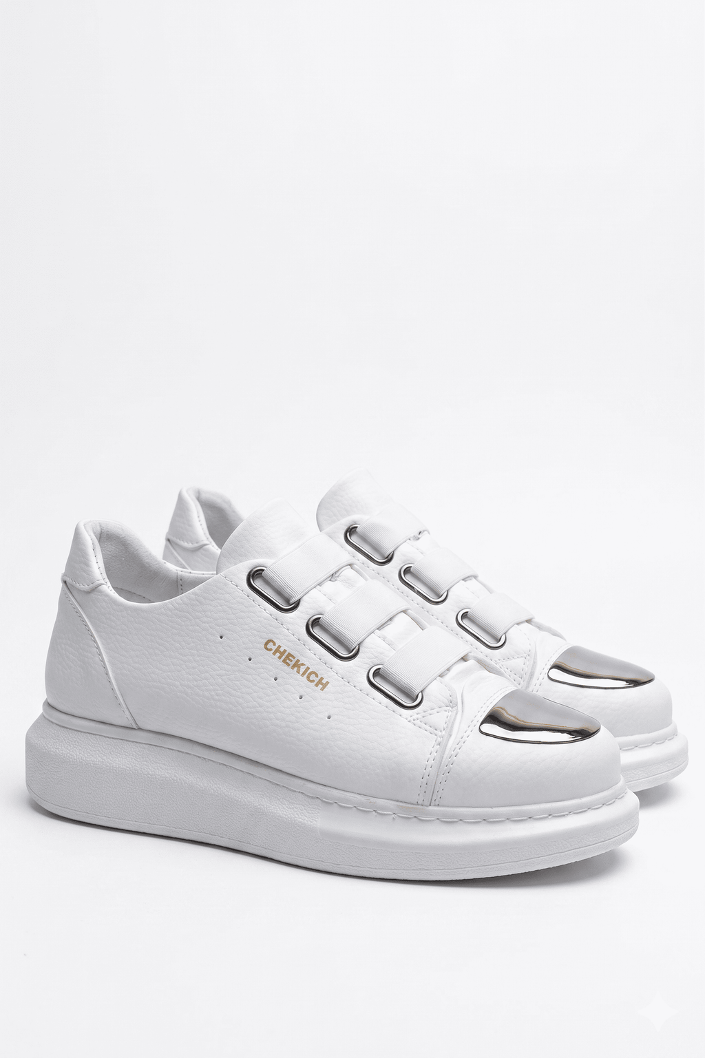 Latakia Premium Lastikli Erkek Günlük Sneaker Beyaz