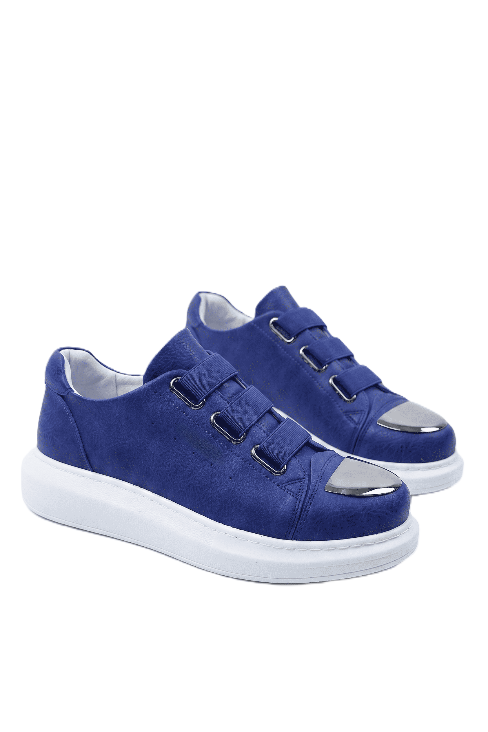 Latakia Premium Lastikli Erkek Günlük Sneaker Sax Mavi
