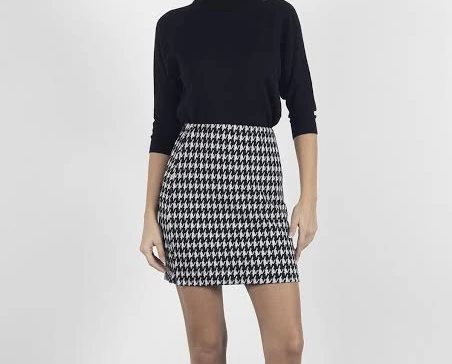 Likralı Kaliteli Mini Etek Kazayağı