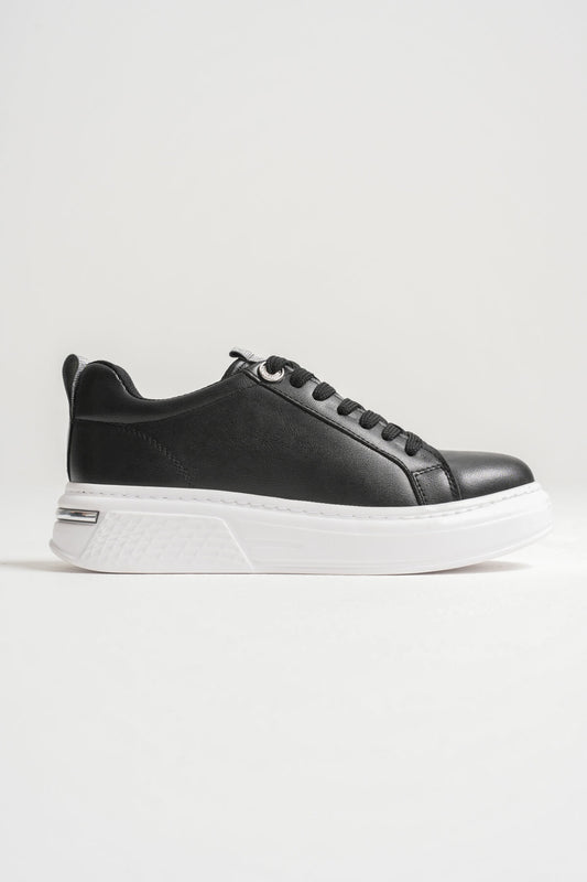 Liza Premium Women's Stylish Casual Black Sneakers