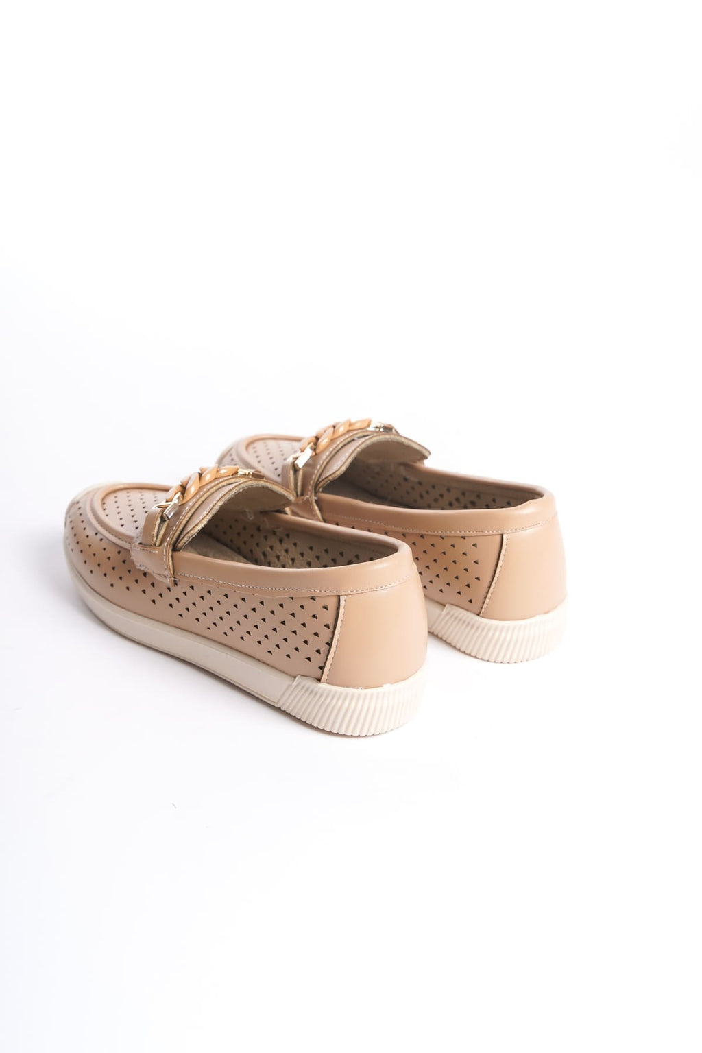 LIZY Laceless Orthopedic Comfortable Heart Patterned Ballerina Mother's Shoes - Ten