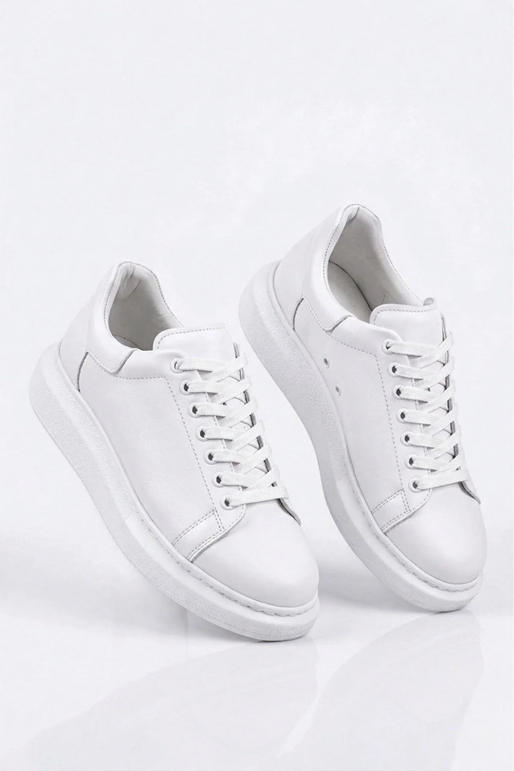 London Edition Premium Bağcıklı Erkek Sneaker Beyaz
