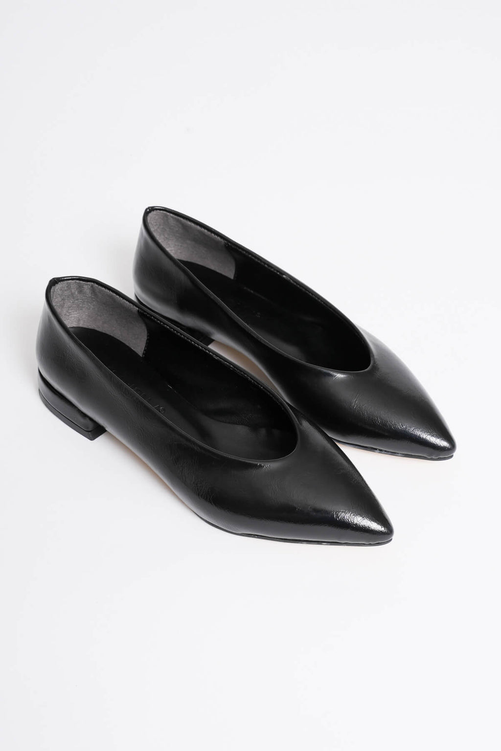 Etnias Premium Siyah Günlük Kısa Topuklu Rahat Babet