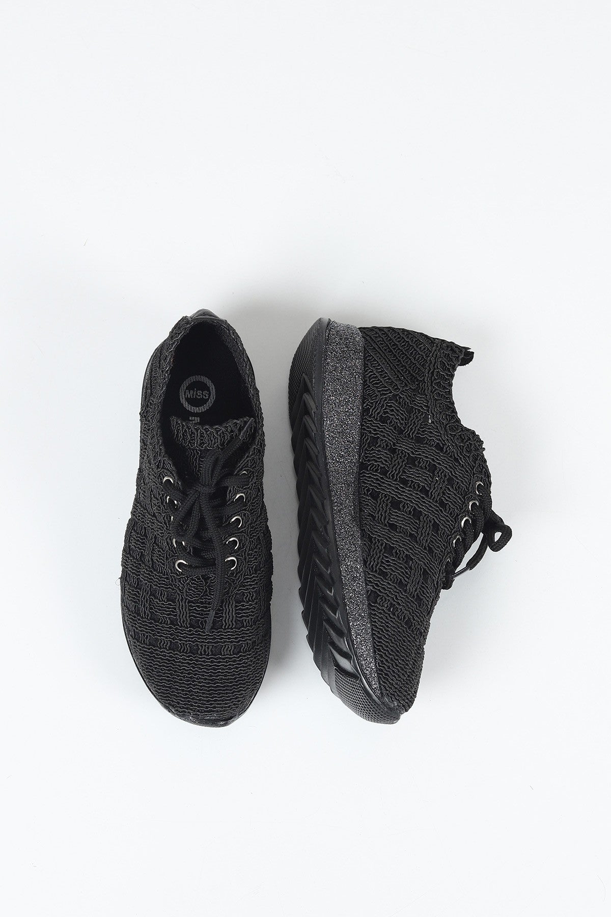 Luzia Elegant Design Model Lace Design Women's Sneakers Black