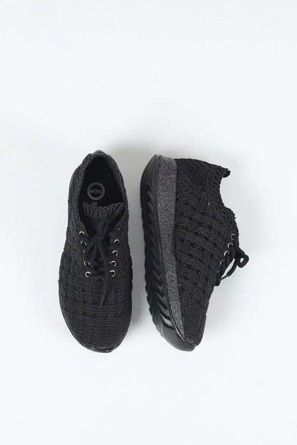 Luzia Elegant Design Model Lace Design Women's Sneakers Black
