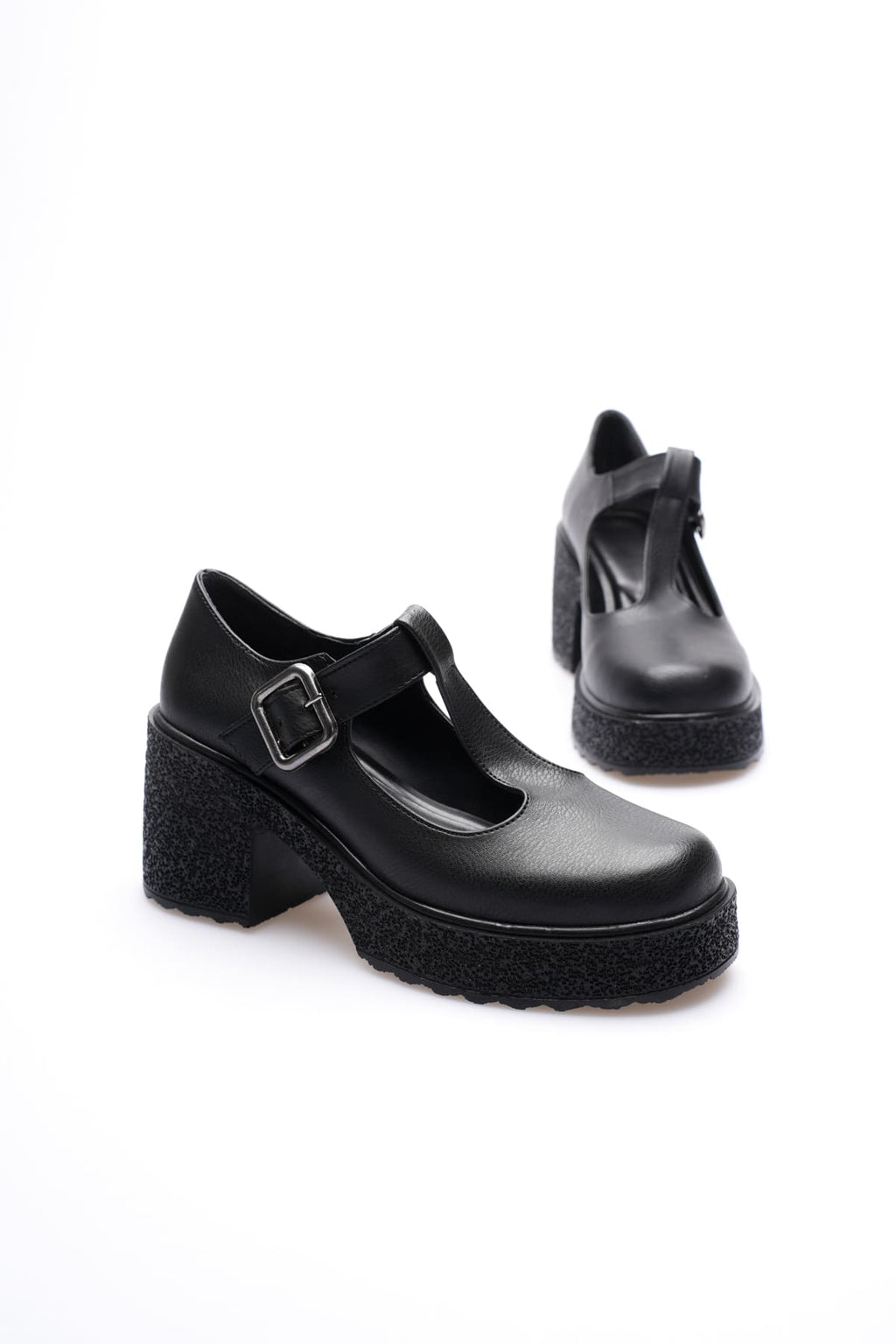 Mathilda Premium Kadın Siyah Platform Ayakkabı