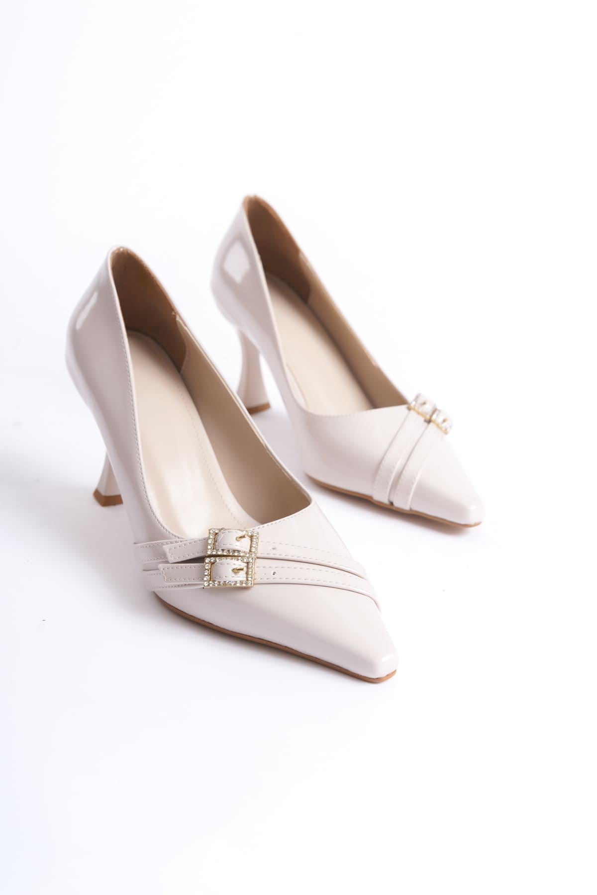 Aspen Premium Bej Rugan Stiletto 7cm