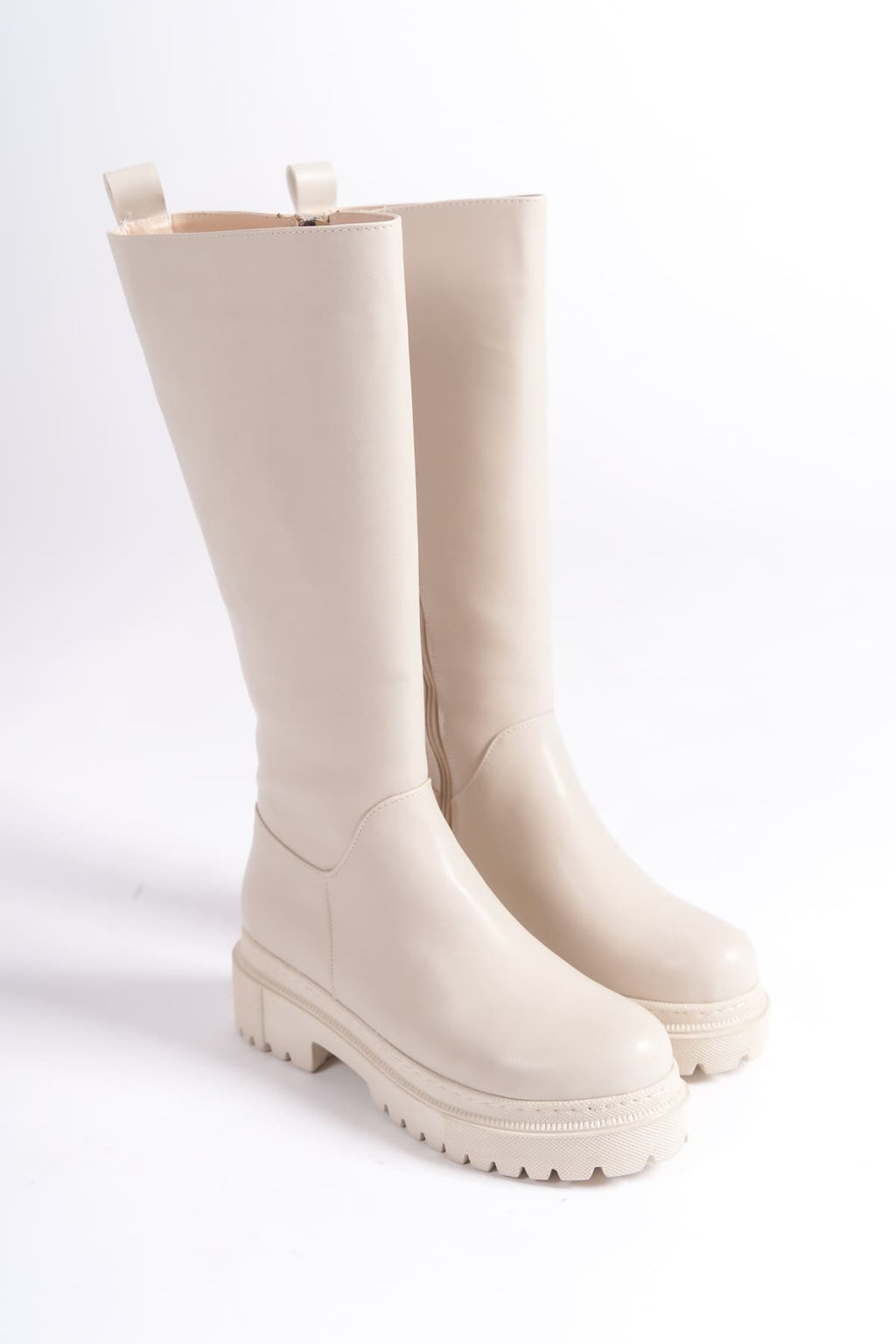 MIRAX Zippered Orthopedic Sole Water and Cold Resistant Women's Boots Cream