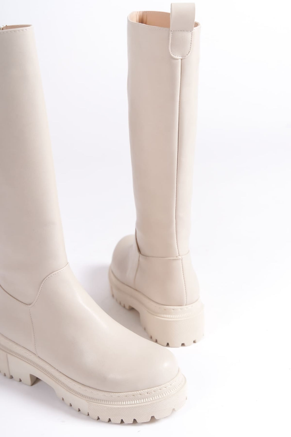 MIRAX Zippered Orthopedic Sole Water and Cold Resistant Women's Boots Cream