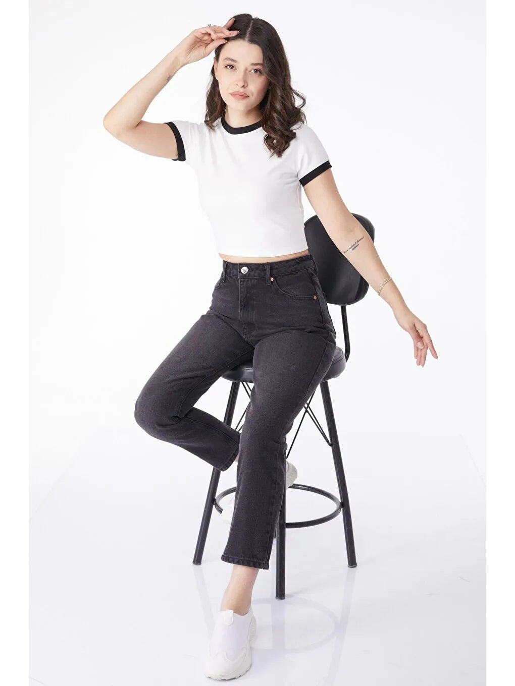 Mom Jeans Anthracite