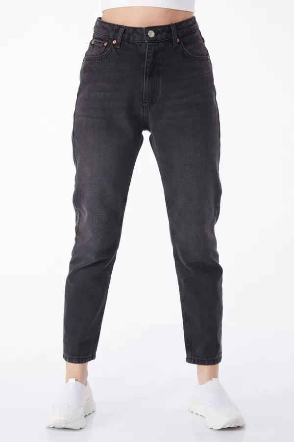 Mom Jeans Anthracite
