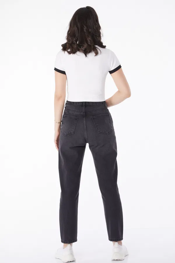 Mom Jeans Anthracite