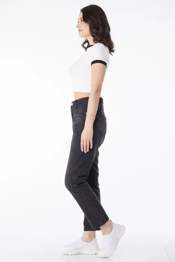 Mom Jeans Anthracite