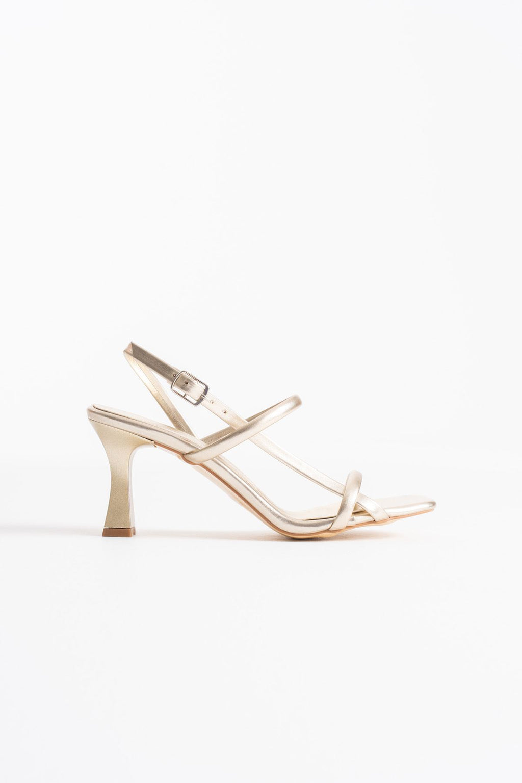 Monya Premium Women's Gold Heeled Sandals