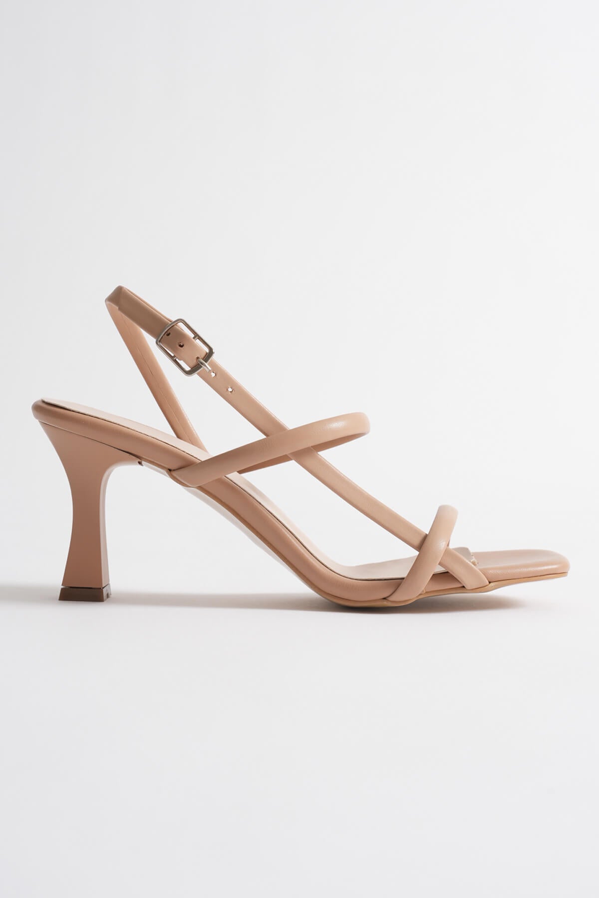 Moye Lux Kadın Nude Abiye Topuklu Sandalet