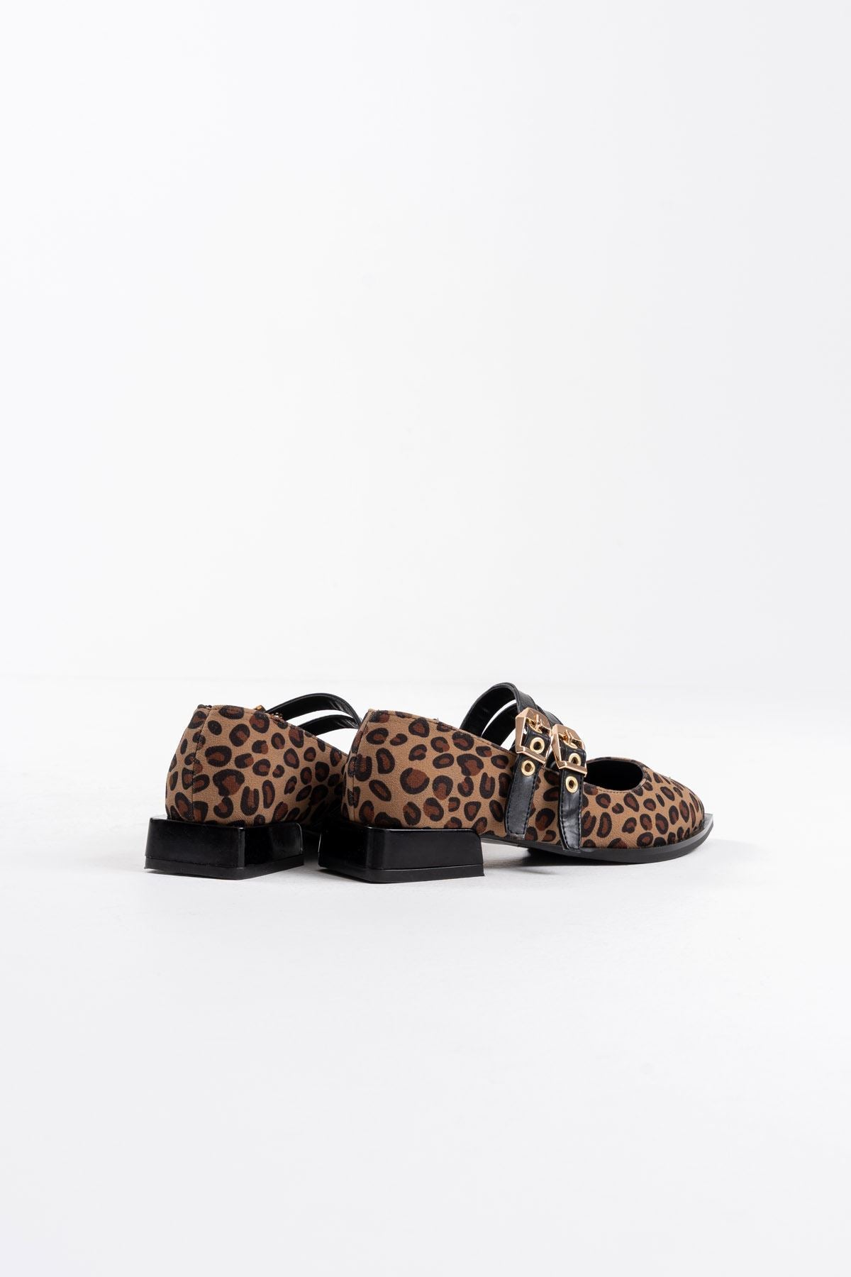 Murder Premium Leopard Belt Detailed Women's High Heels