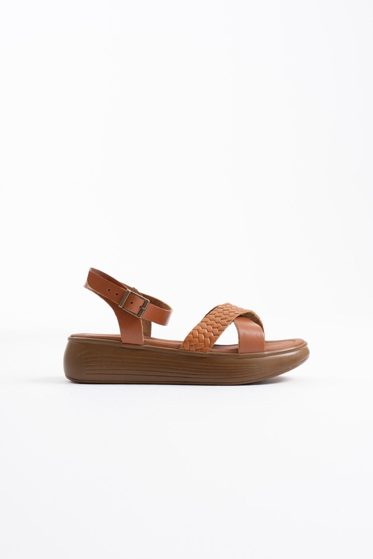 Orwell Premium Tan Genuine Leather Sandals