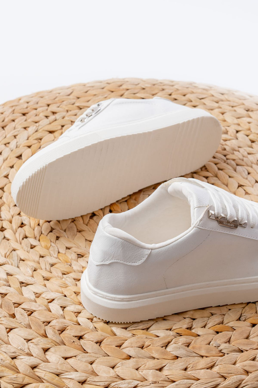 ZRİN-910 Premium Beyaz Bağcıklı Günlük Kadın Sneaker