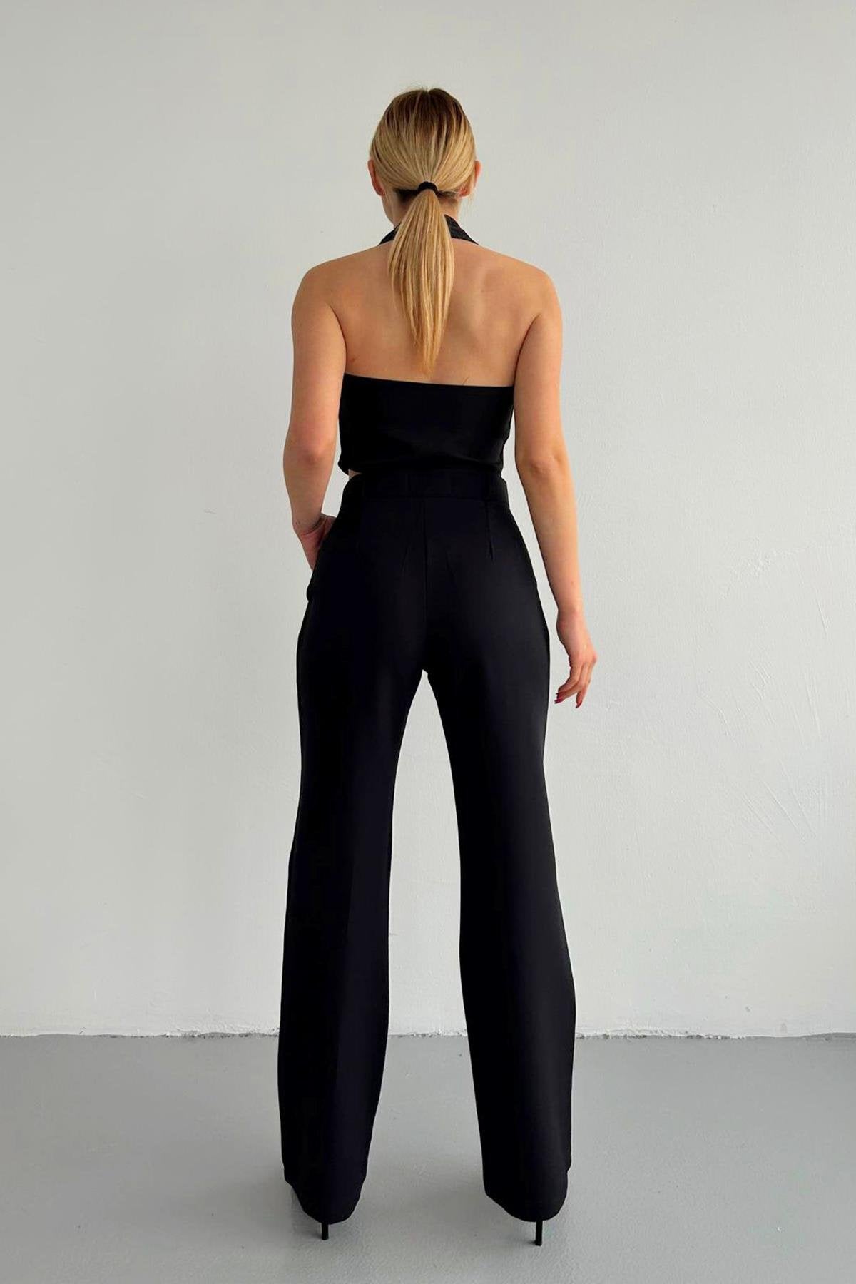 Palazzo Trousers Black