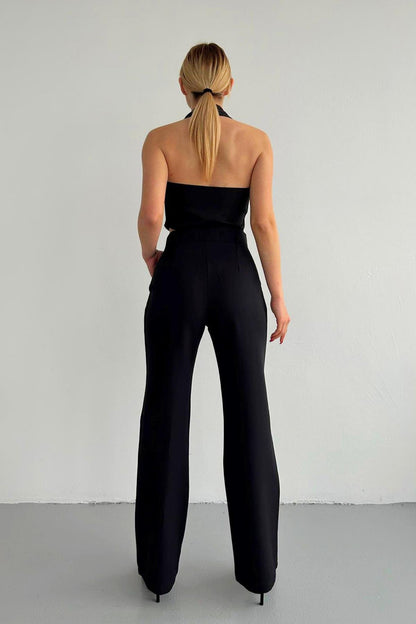 Palazzo Trousers Black