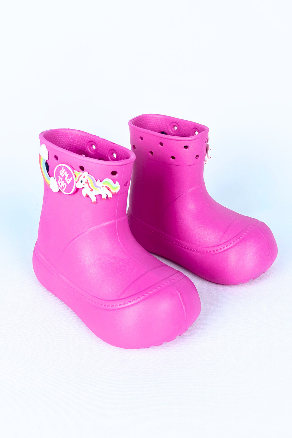 DivaÇizme Pembe Kız Çocuk Yağmur Çizmesi-Botu - Su Geçirmez