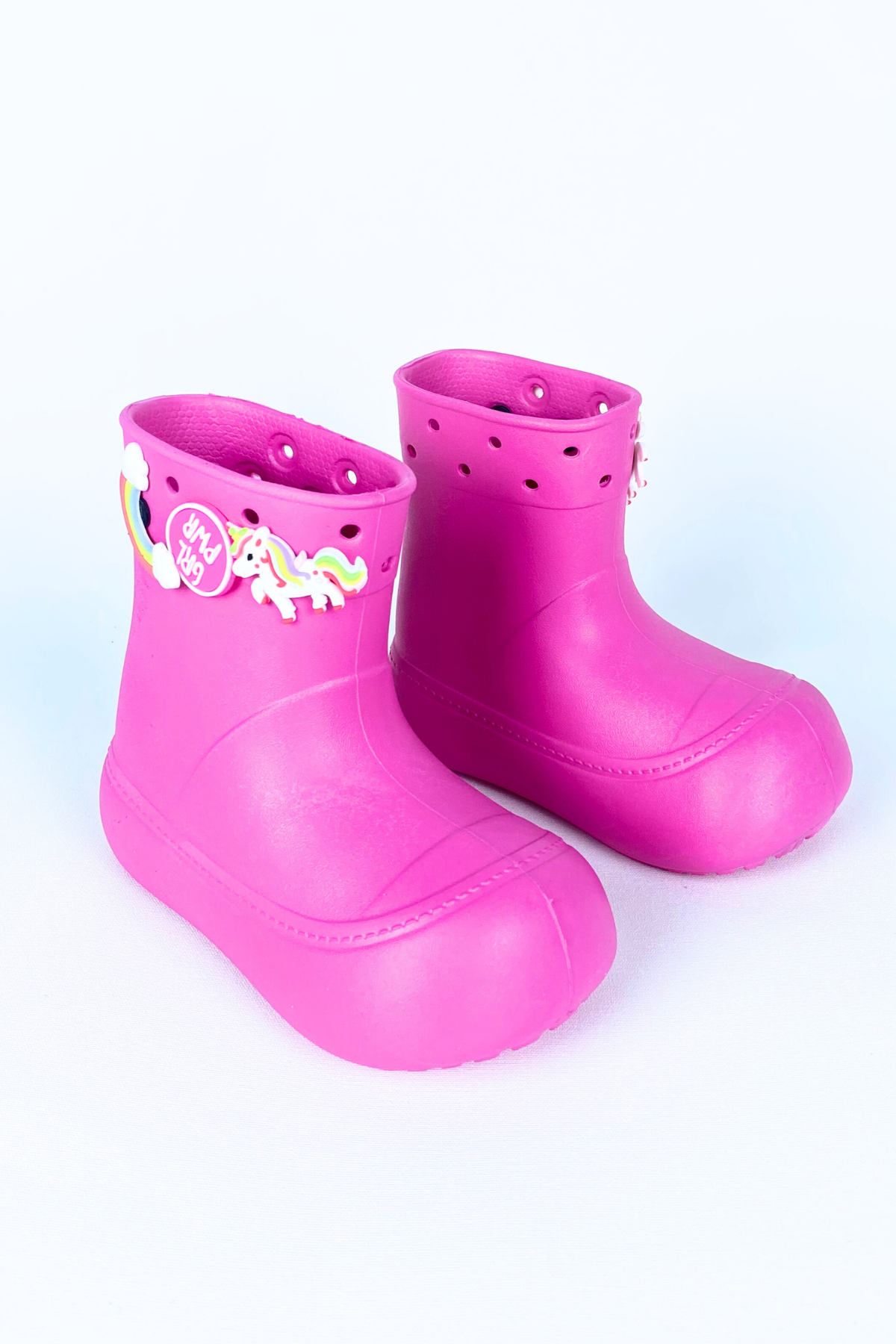 DivaÇizme Pembe Kız Çocuk Yağmur Çizmesi-Botu - Su Geçirmez