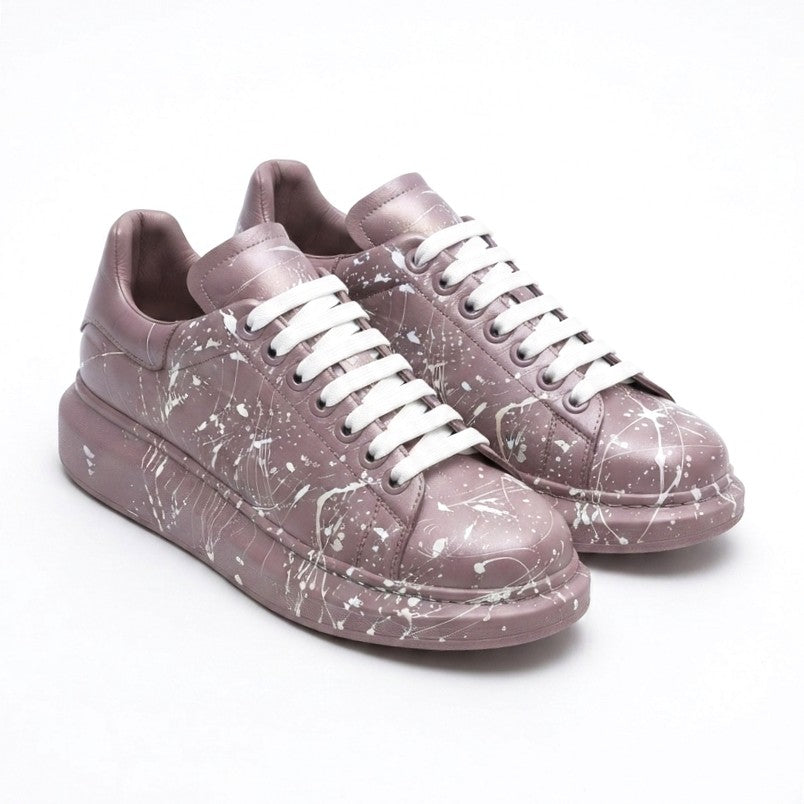 Pittura Yüksek Kalite Alexandre Taban Özel Baskılı Erkek Sneaker Kahve Splush