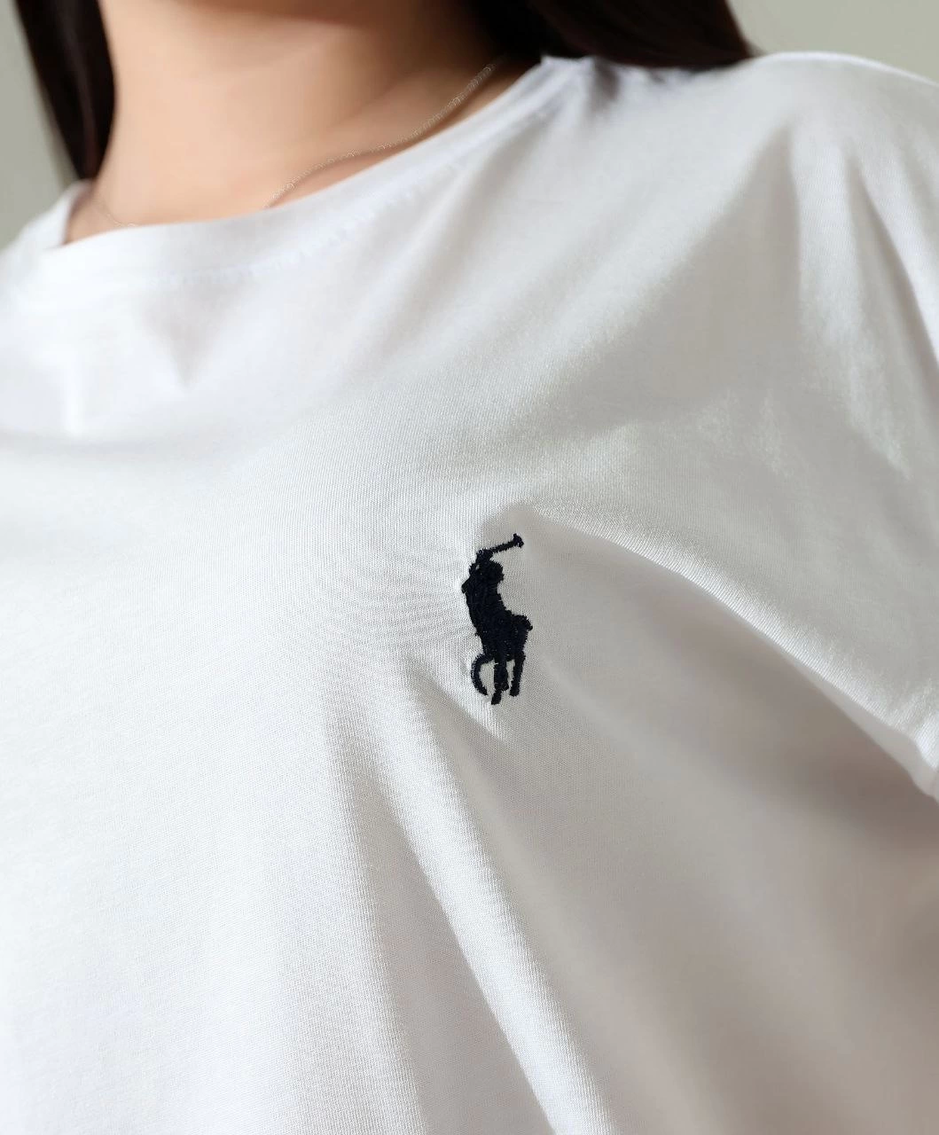 Pl Nakış İşlemeli Kadın Oversize Kadın T-Shirt