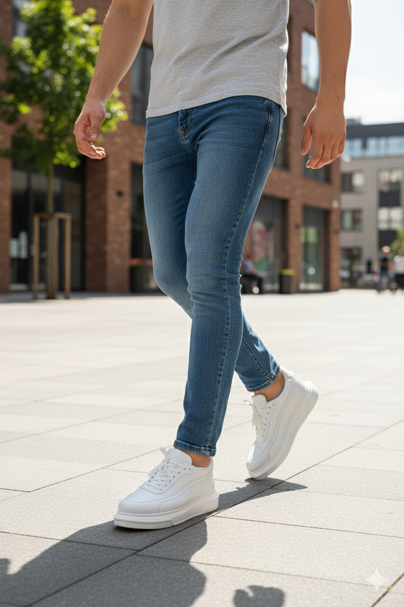 Prevos Premium Erkek Sneaker Beyaz