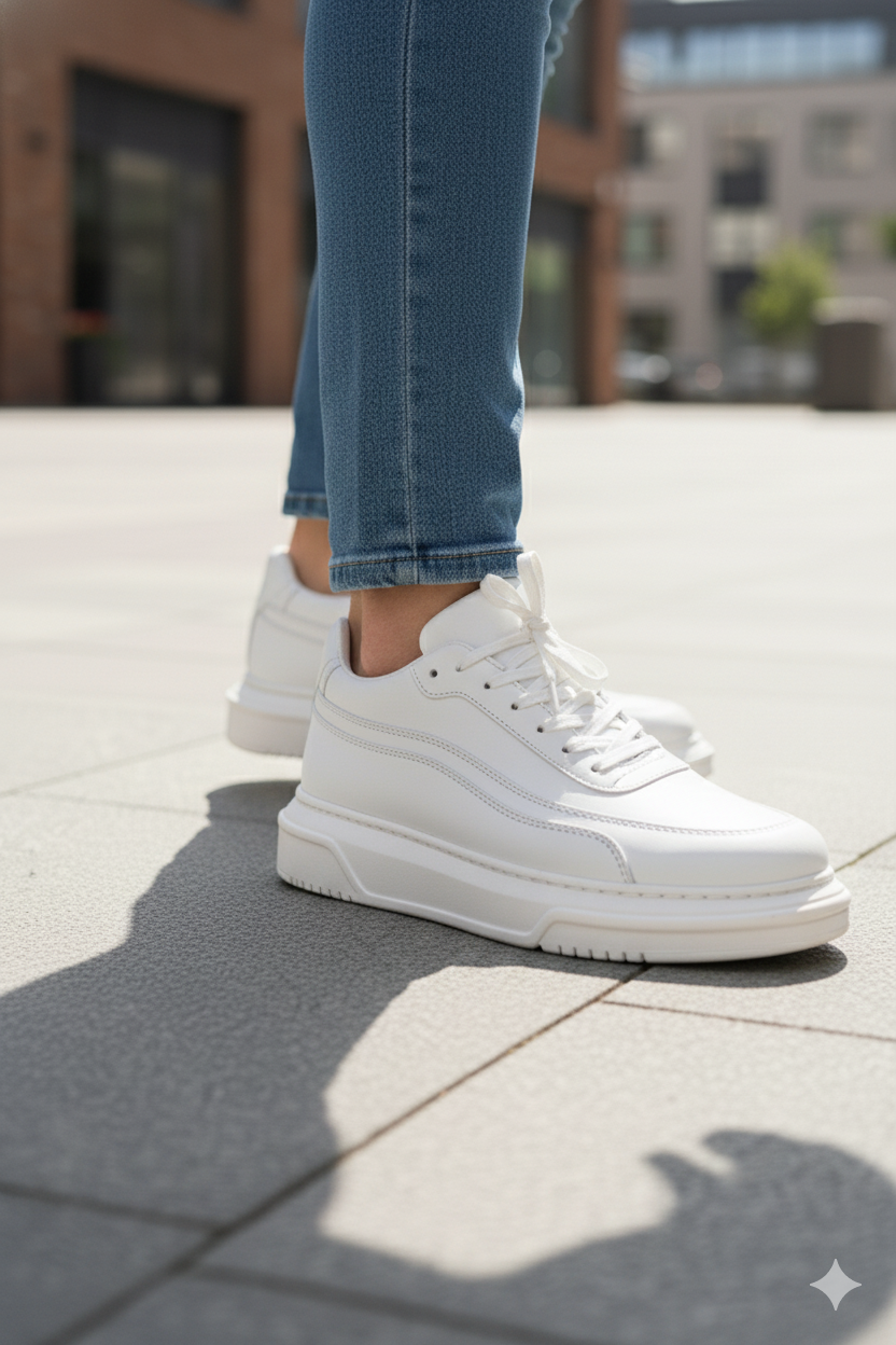 Prevos Premium Erkek Sneaker Beyaz