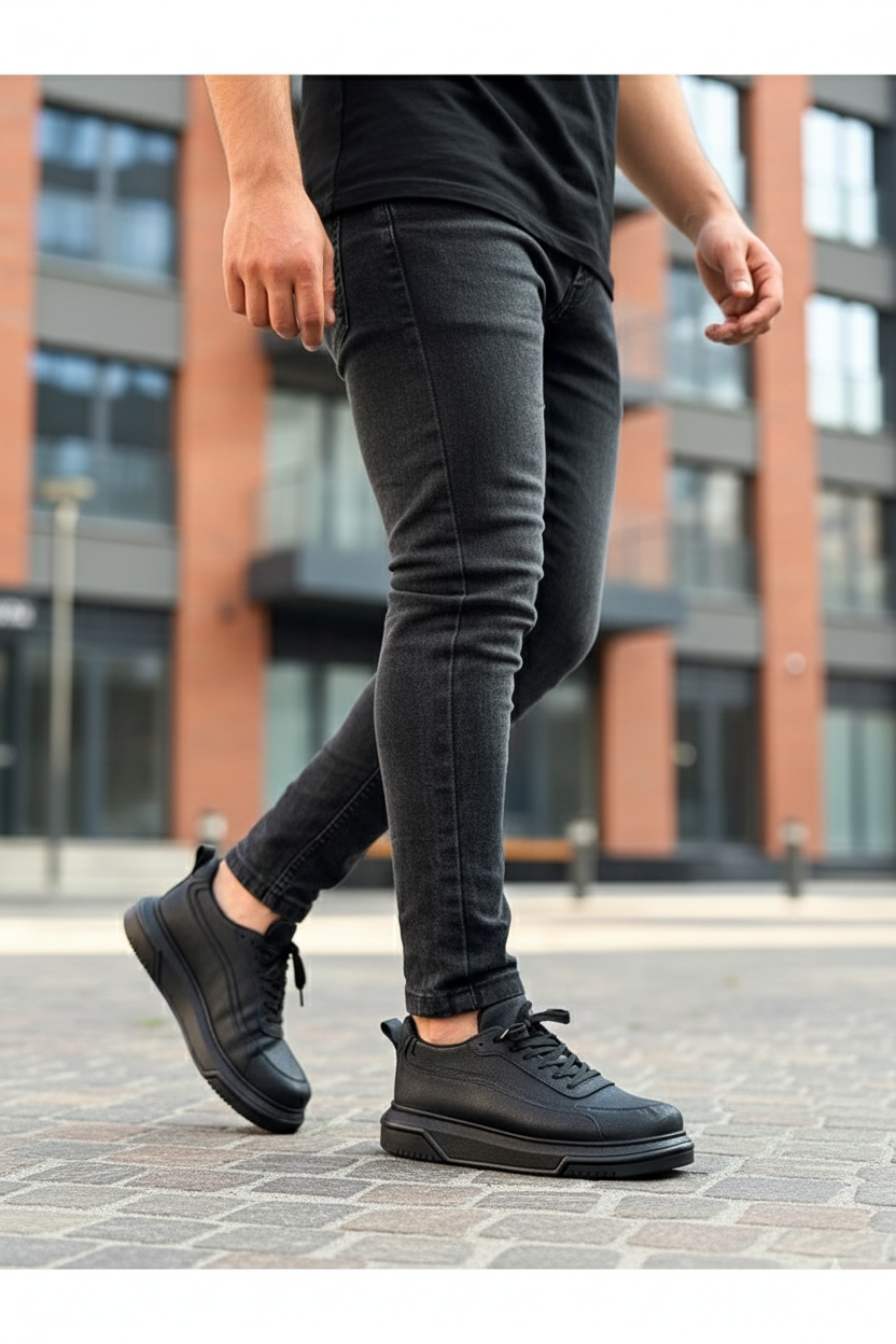 Prevos Premium Erkek Sneaker Siyah