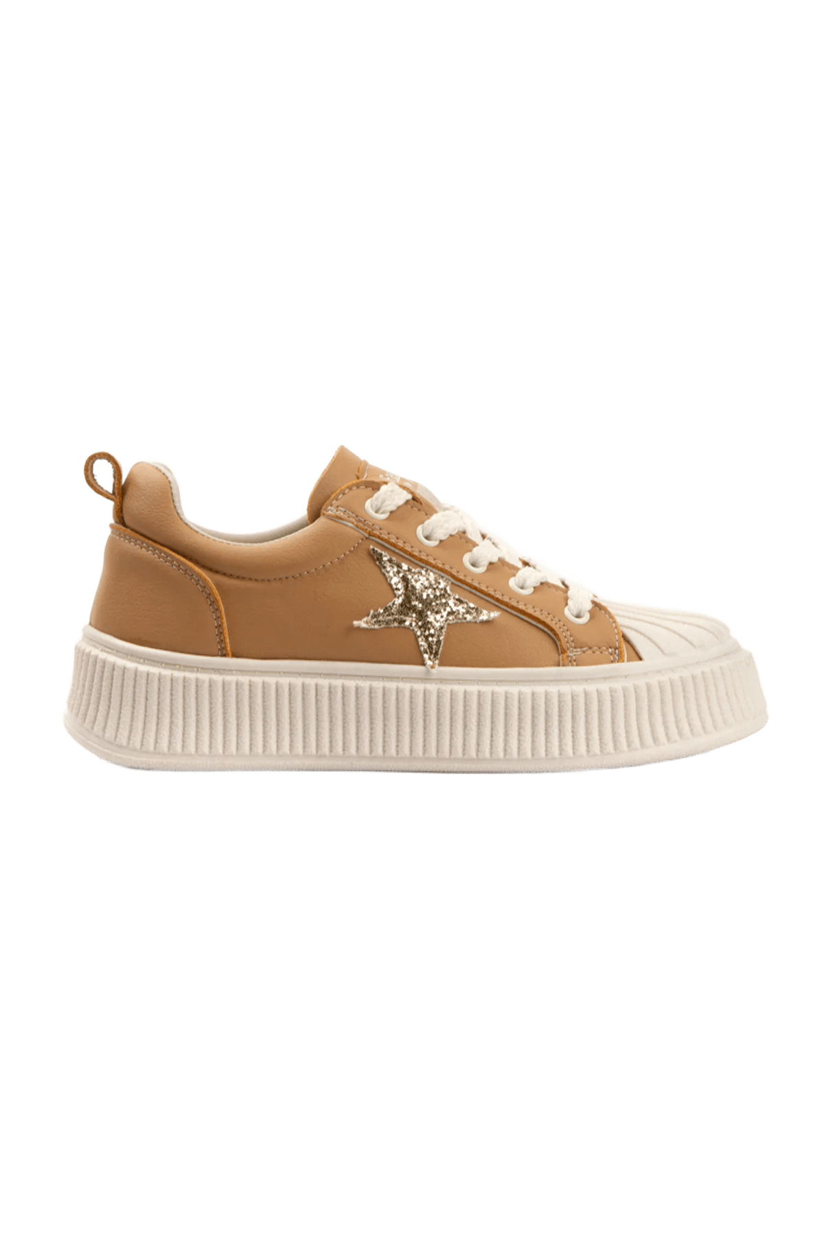 Star Rahat Ergonomik Premium Kadın Sneaker Taba