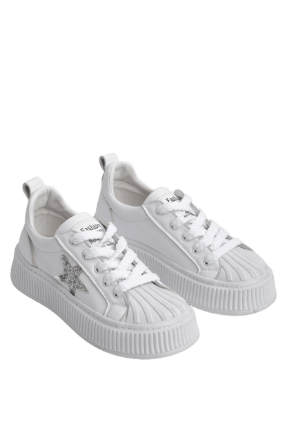 Star Rahat Ergonomik Premium Kadın Sneaker Beyaz