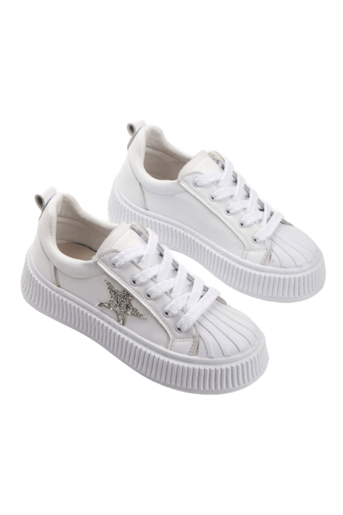 Star Rahat Ergonomik Premium Kadın Sneaker Beyaz