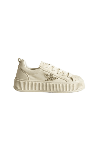 Star Rahat Ergonomik Premium Kadın Sneaker Ten