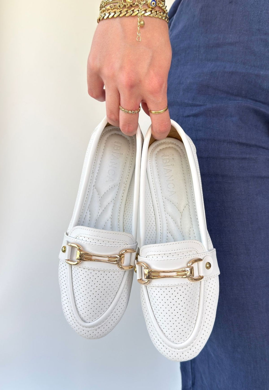 Rain Orthopedic Daily White Ballerinas